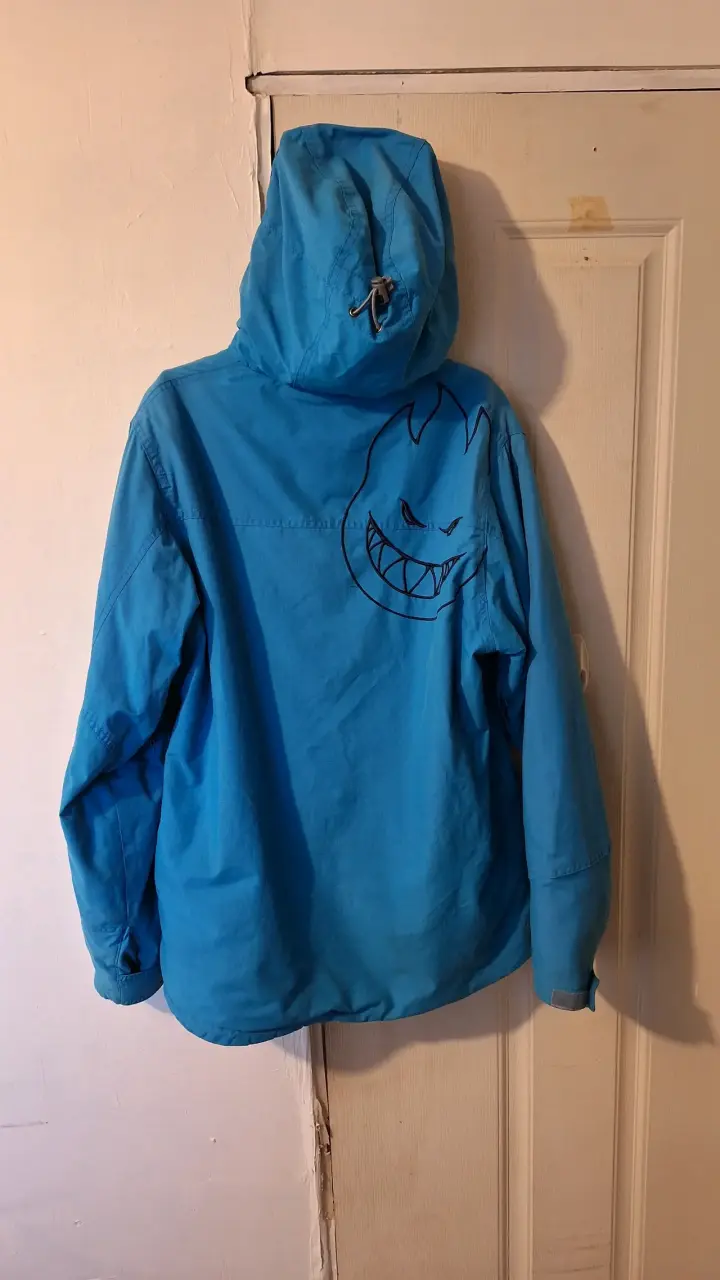 Parka celeste Spitfire con gorro - 2