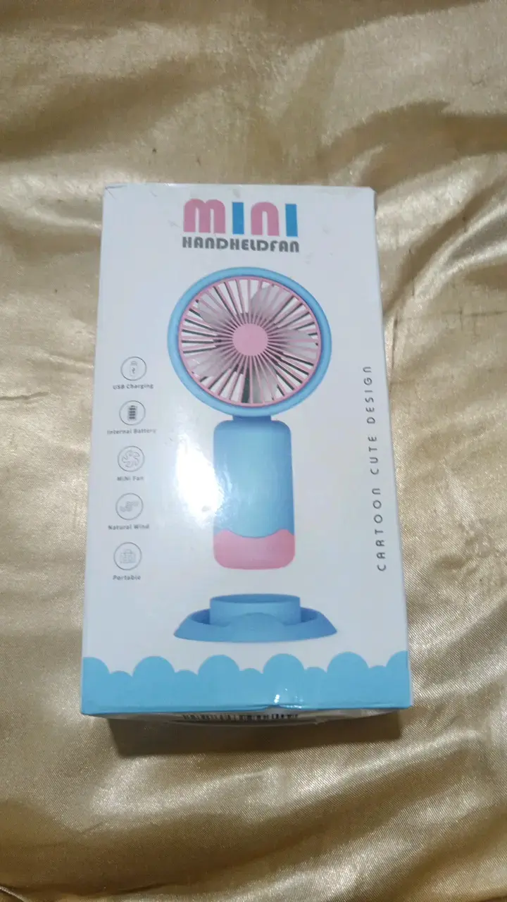 Mini ventilador portátil de mano USB