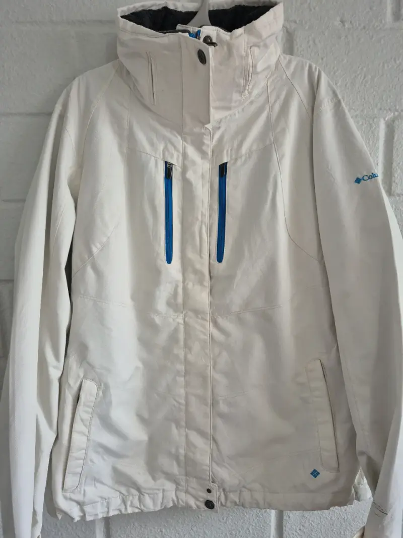 Chaqueta Columbia Whirlibird blanca para invierno - 2