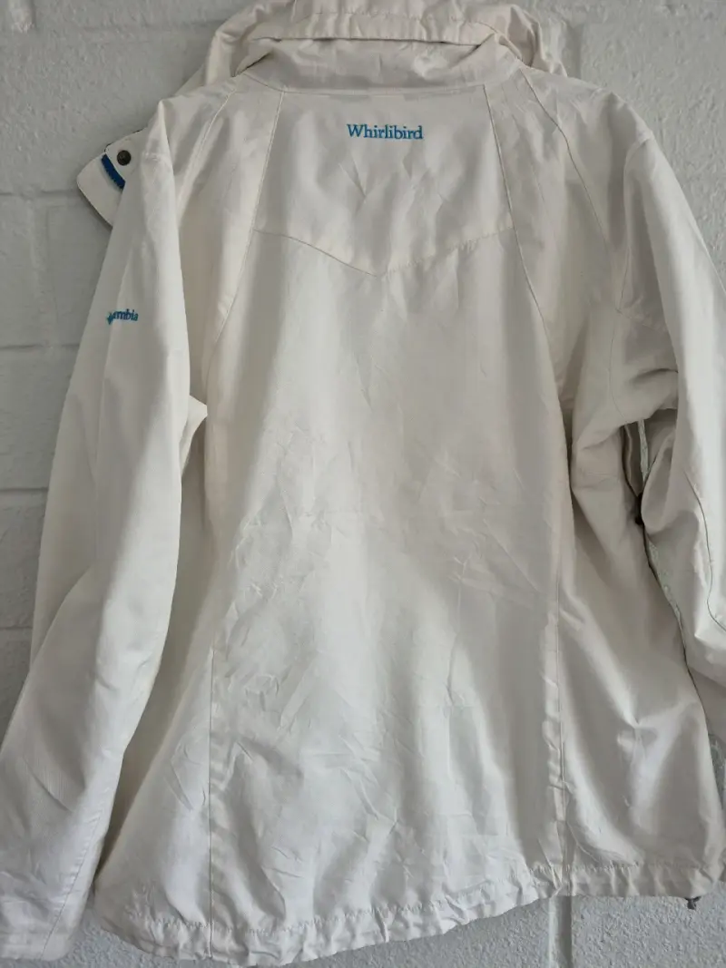 Chaqueta Columbia Whirlibird blanca para invierno - 3