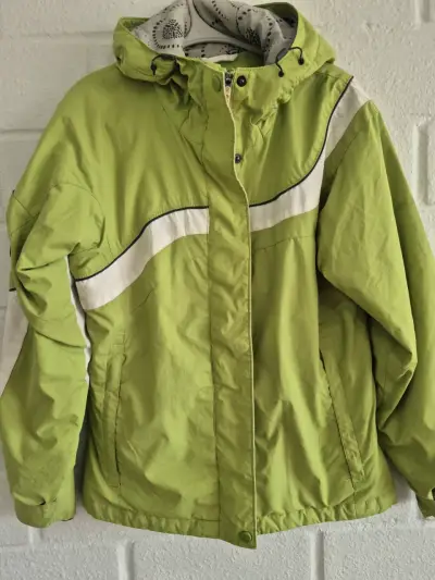 Chaqueta Columbia verde para mujer - miniatura 3