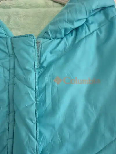 Chaqueta Columbia turquesa con capucha - miniatura 4