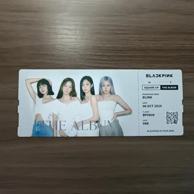 Ticket de colección Blackpink The Album - miniatura 1