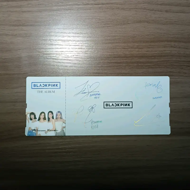 Ticket de colección Blackpink The Album - 2