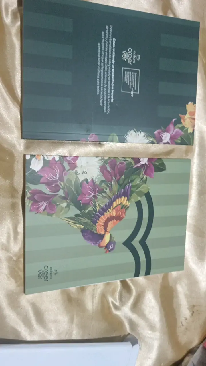 Cuaderno Natura Creer Para Ver con Diseño Floral