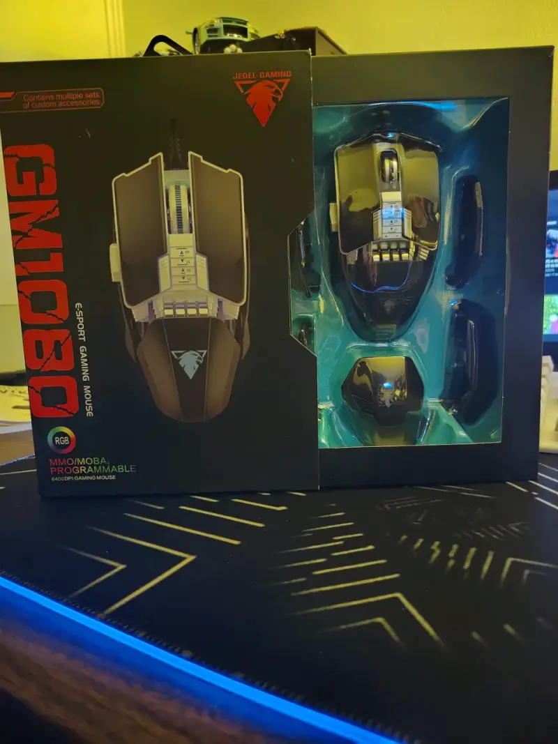 Mouse Gamer RGB Programable Jedel GM1080 - 6