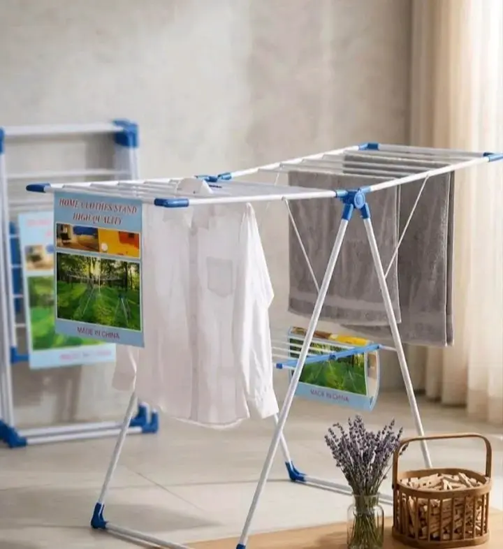 Tendedero plegable de metal para ropa - 2