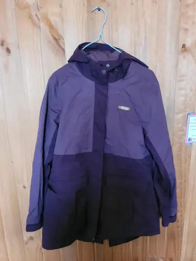 Chaqueta impermeable morada para mujer Lippi - miniatura 1