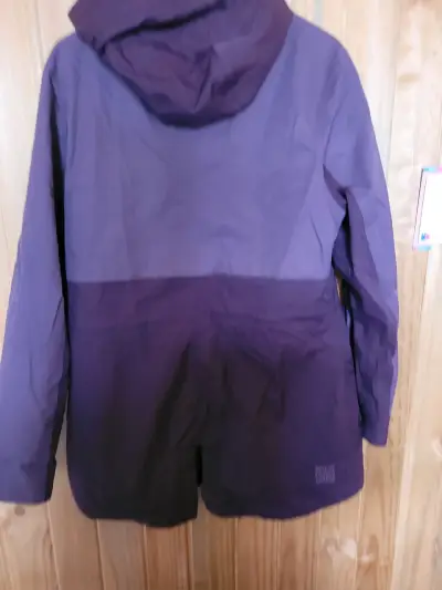 Chaqueta impermeable morada para mujer Lippi - miniatura 2