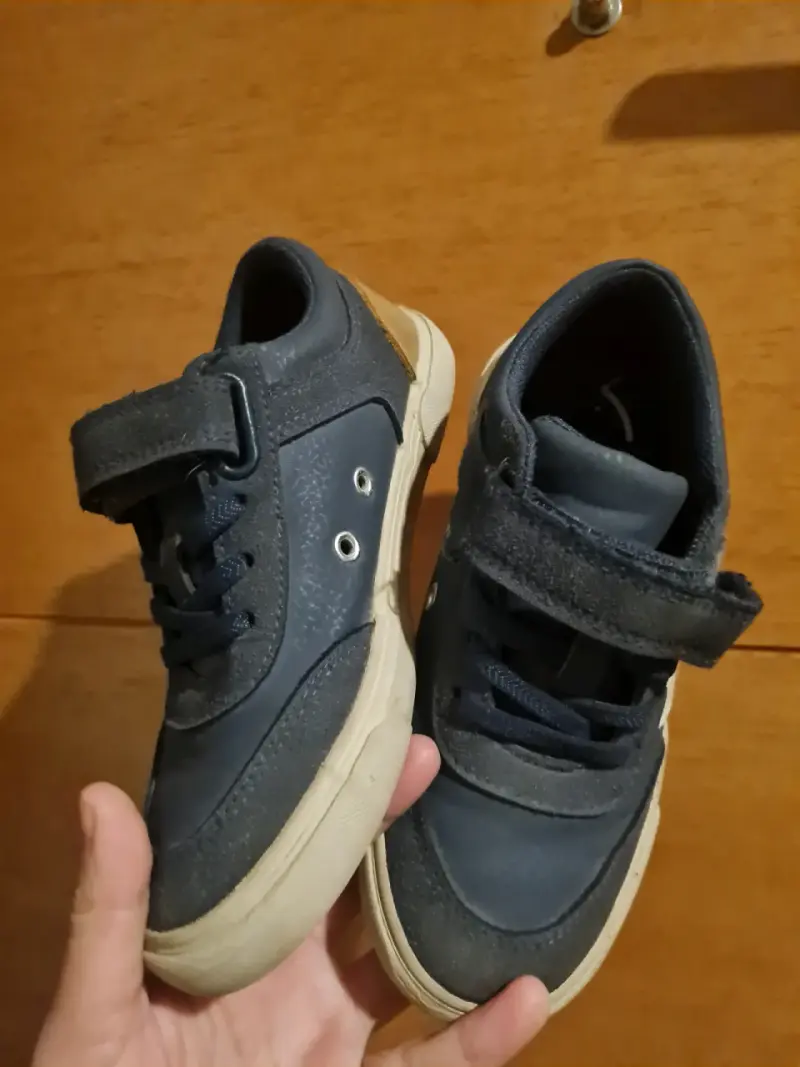 Zapatillas de niño Colloky azul con velcro - 1