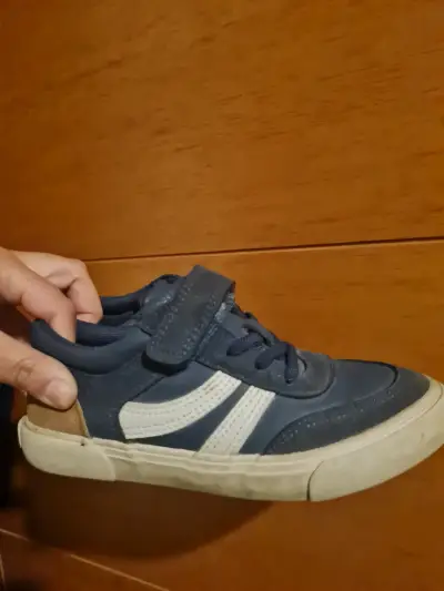 Zapatillas de niño Colloky azul con velcro - miniatura 4