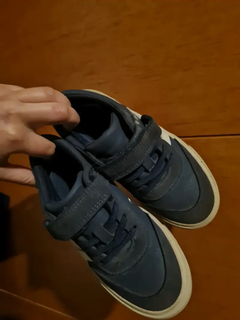 Zapatillas de niño Colloky azul con velcro - 5