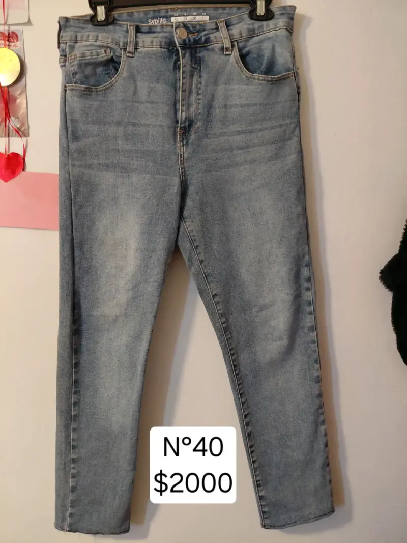 Jeans de mezclilla para mujer talla 38 y 40 - 2