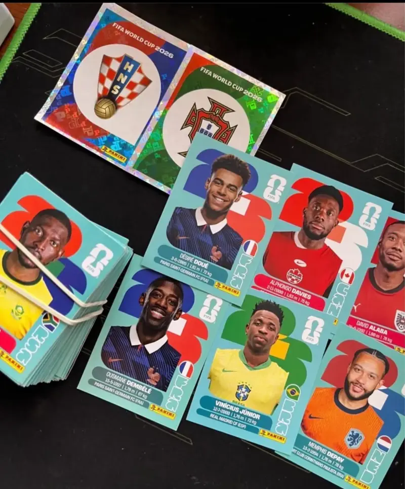 láminas Panini Mundial 2026