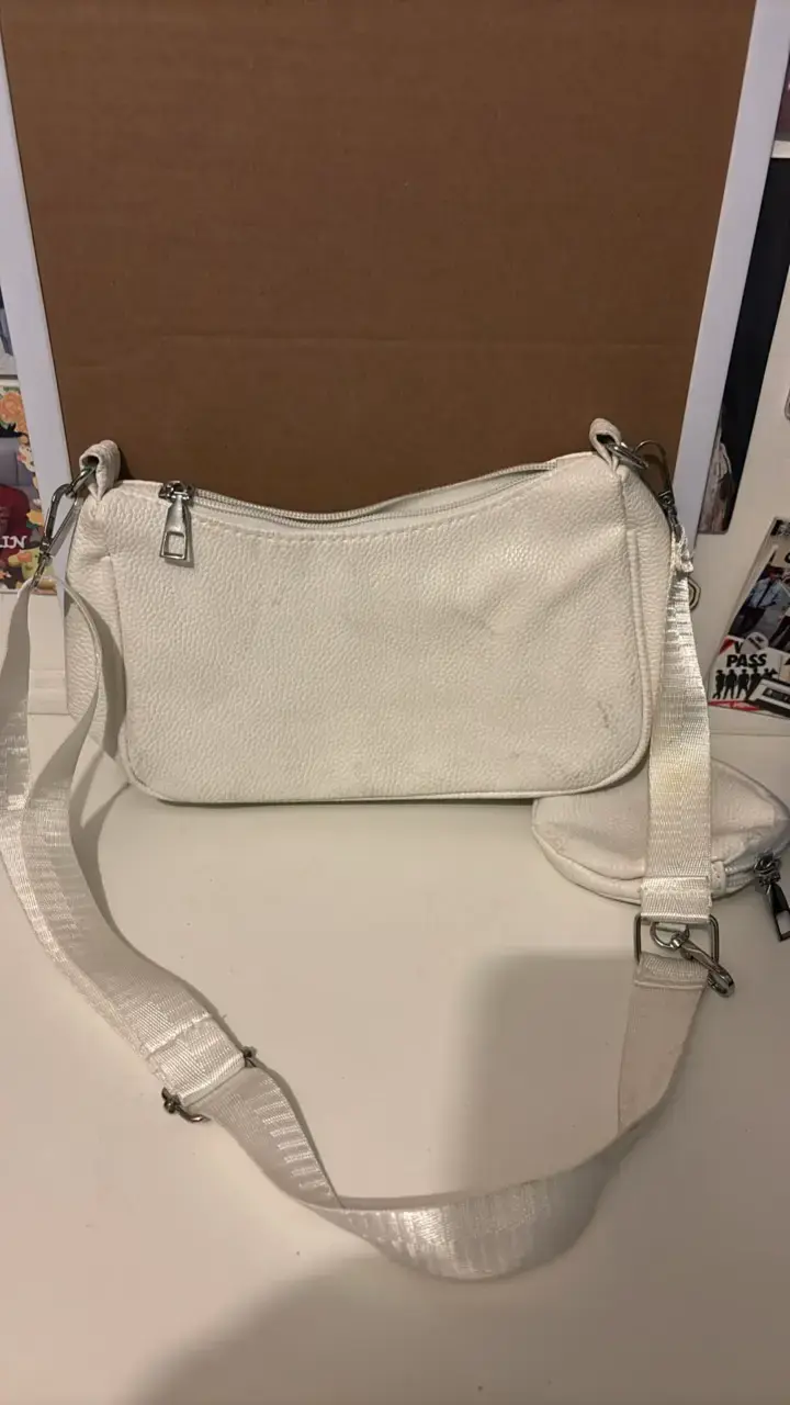 Cartera blanca con monedero a juego - 2