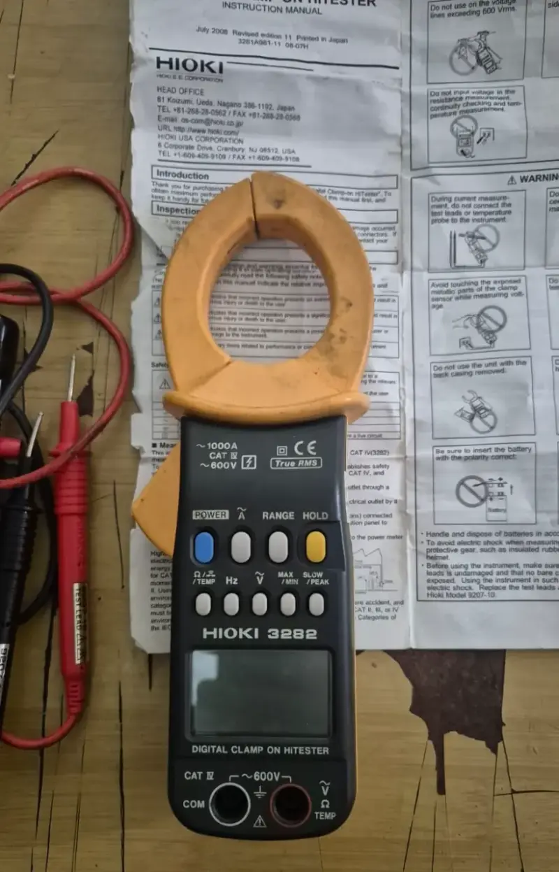 Pinza Amperimétrica Digital Hioki 3282 - 2
