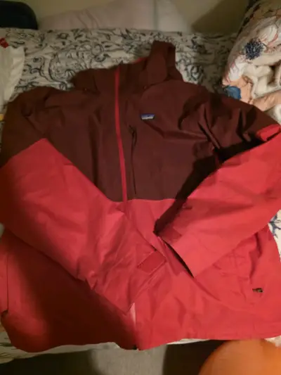 Chaqueta impermeable Patagonia roja para hombre - miniatura 2