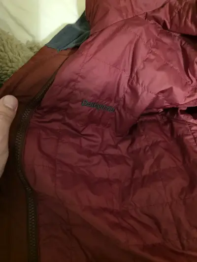 Chaqueta impermeable Patagonia roja para hombre - miniatura 6
