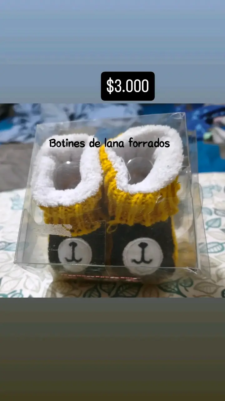 Botines de lana forrados para bebé