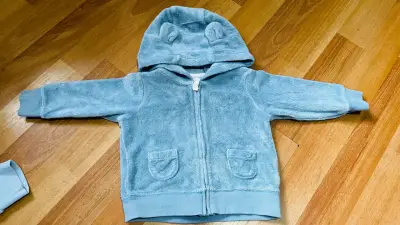 Conjunto de polerones con capucha para bebé - miniatura 3