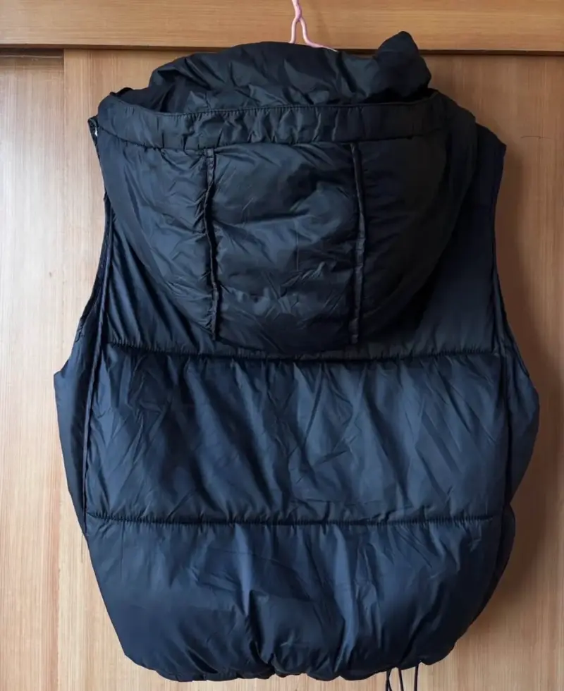 Chaleco Acolchado Negro Zara Talla M - 3