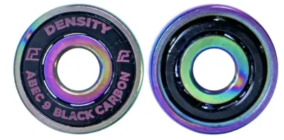 Rodamientos Density Black Carbon ABEC 9 para patinaje - miniatura 3