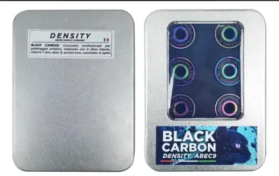 Rodamientos Density Black Carbon ABEC 9 para patinaje - miniatura 5