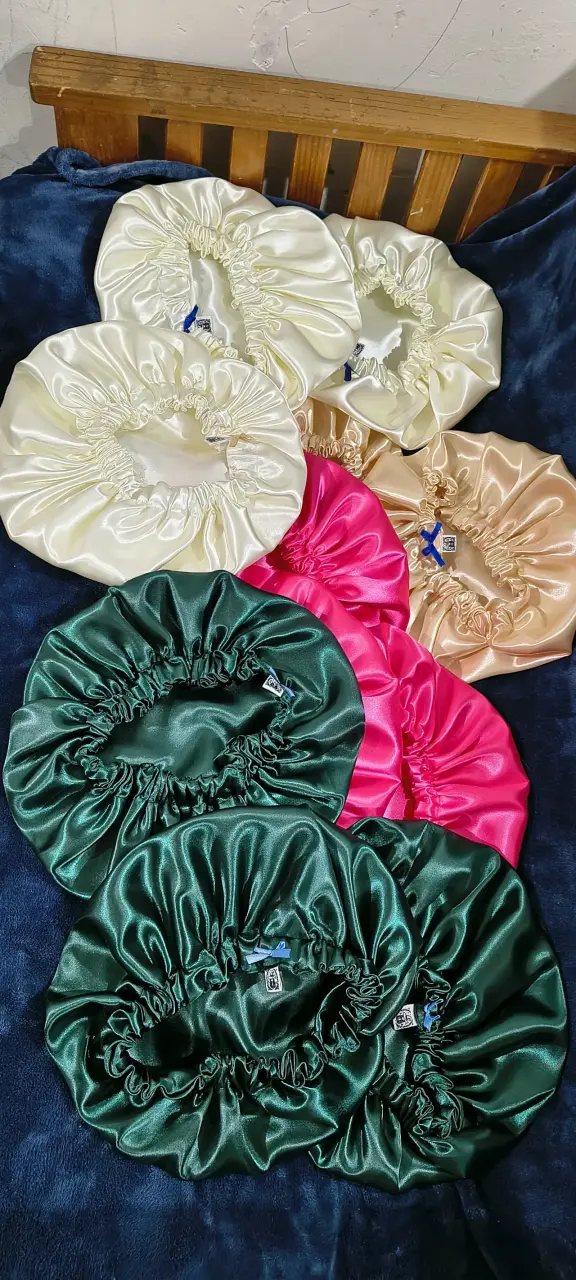 Gorros de satín para cuidado del cabello - 2