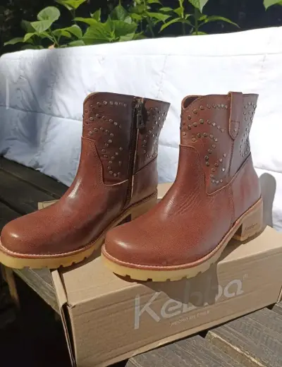 Botines de cuero Kebba - miniatura 1