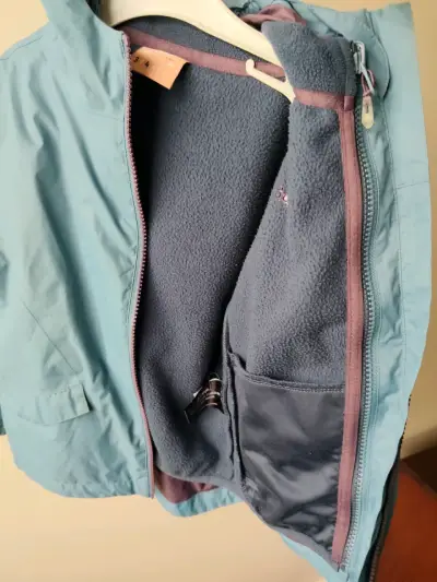 Chaqueta impermeable para niños Uppababy azul - miniatura 3