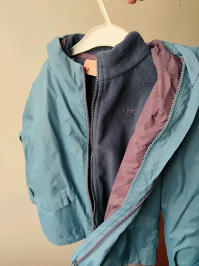 Chaqueta impermeable para niños Uppababy azul - miniatura 6