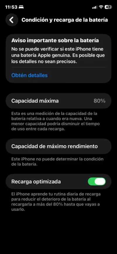 iPhone 11 128 GB Blanco 80% Batería - miniatura 4