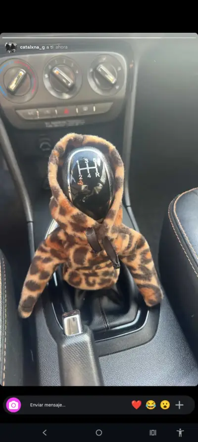 Hoodie para palanca de cambio estilo leopardo - miniatura 2
