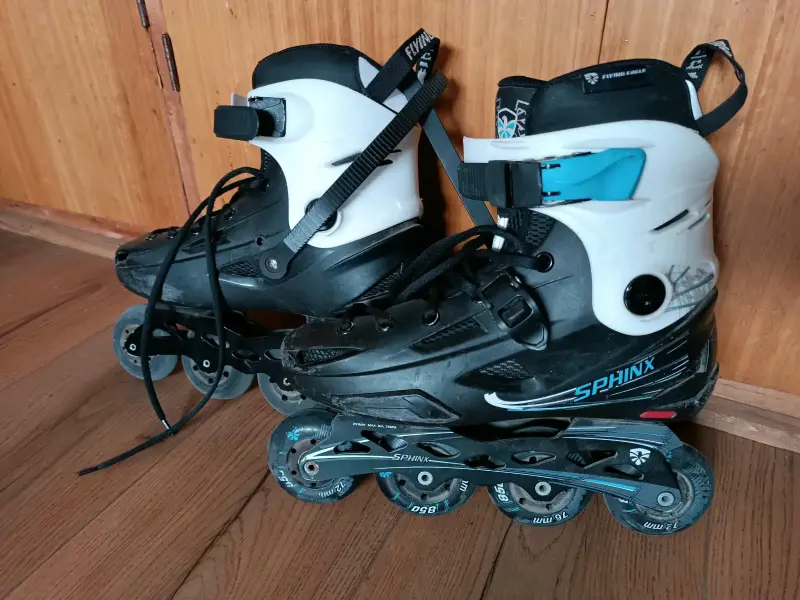 Patines en línea Flying Eagle Sphinx negros y blancos - 6