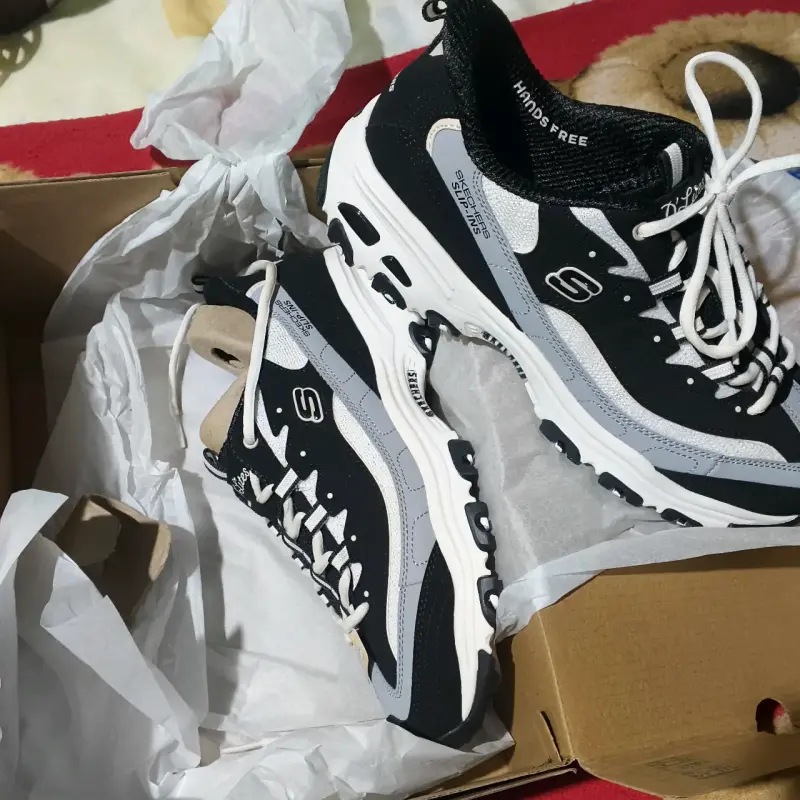 Zapatillas Skechers Slip-ins mujer Negro y Blanco
