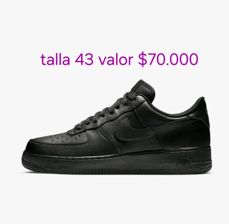 Zapatillas negras deportivas talla 43 - 2