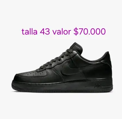 Zapatillas negras deportivas talla 43 - miniatura 2
