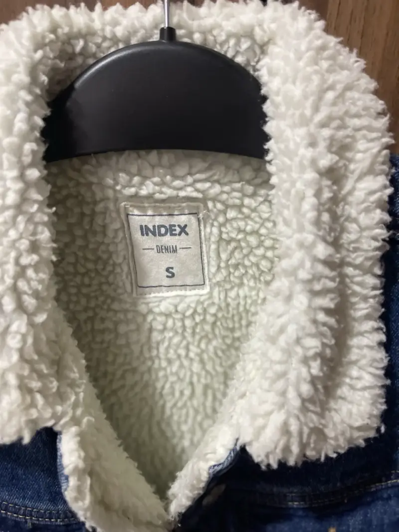 Chaqueta de mezclilla con forro de borrego Index - 2
