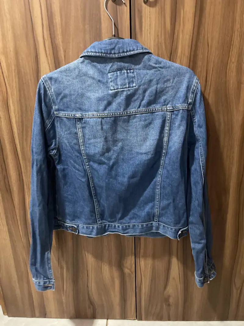Chaqueta de mezclilla azul Forever 21 para mujer - 3
