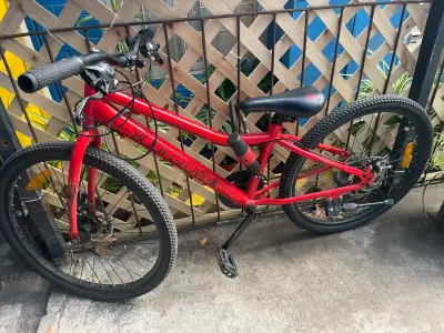 Bicicleta Body Glove roja para montaña - miniatura 2
