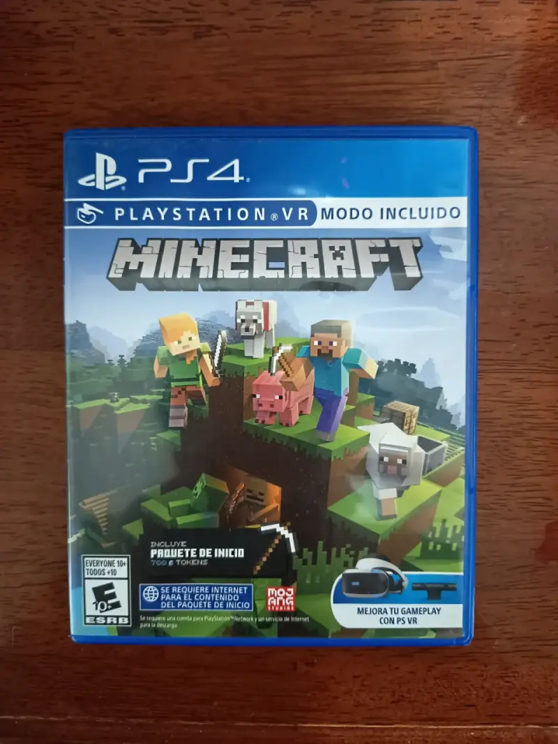 Juego Minecraft para PS4 con modo VR
