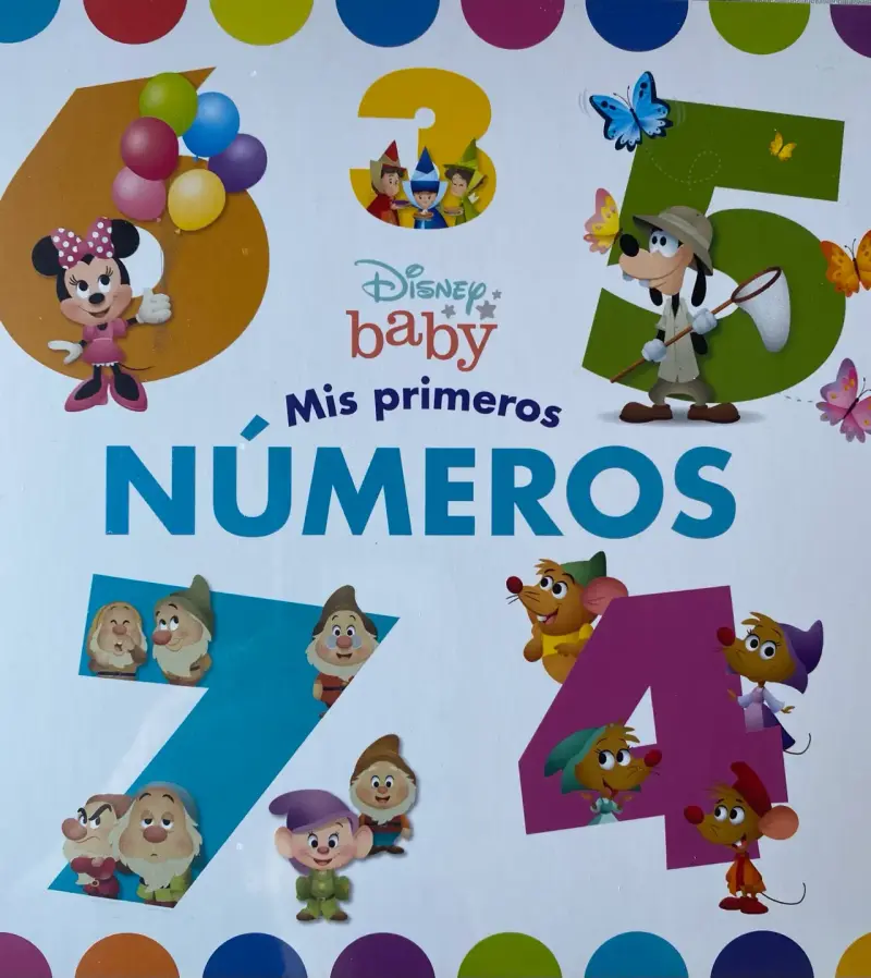 Libro educativo Disney Baby Mis Primeros Números - 1