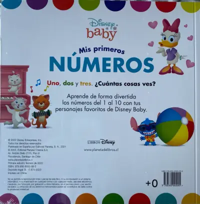 Libro educativo Disney Baby Mis Primeros Números - miniatura 2