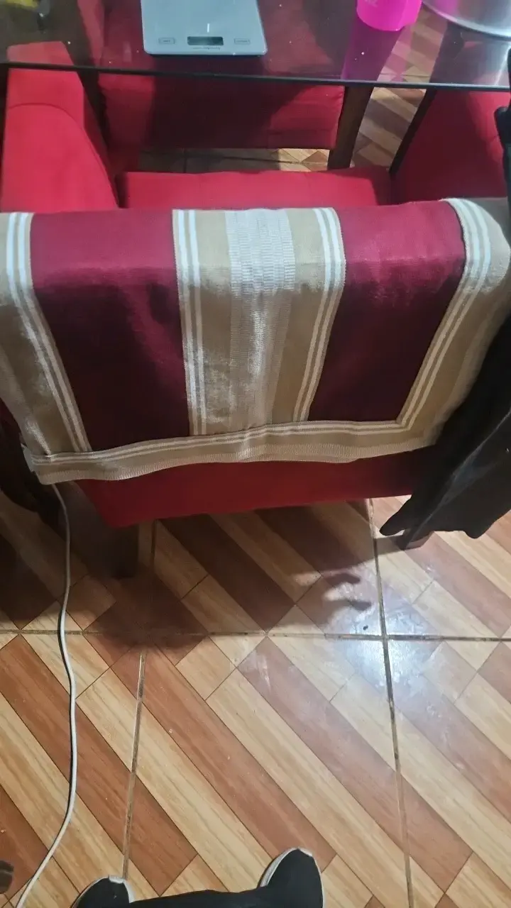 Pantalón de vestir gris a rayas para hombre - 1