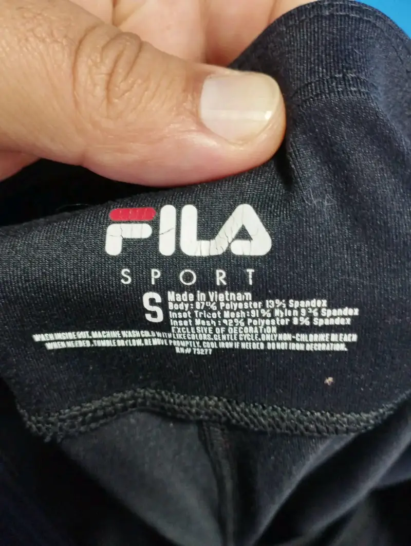 Pantalones deportivos negros Fila Sport talla S - 1