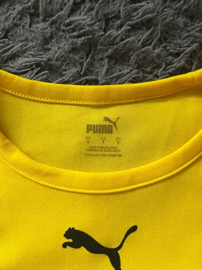 Polera deportiva amarilla Puma para hombre - miniatura 2