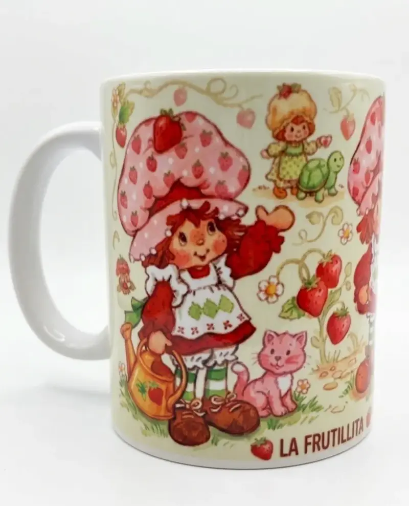 Taza de cerámica La Frutillita vintage - 1
