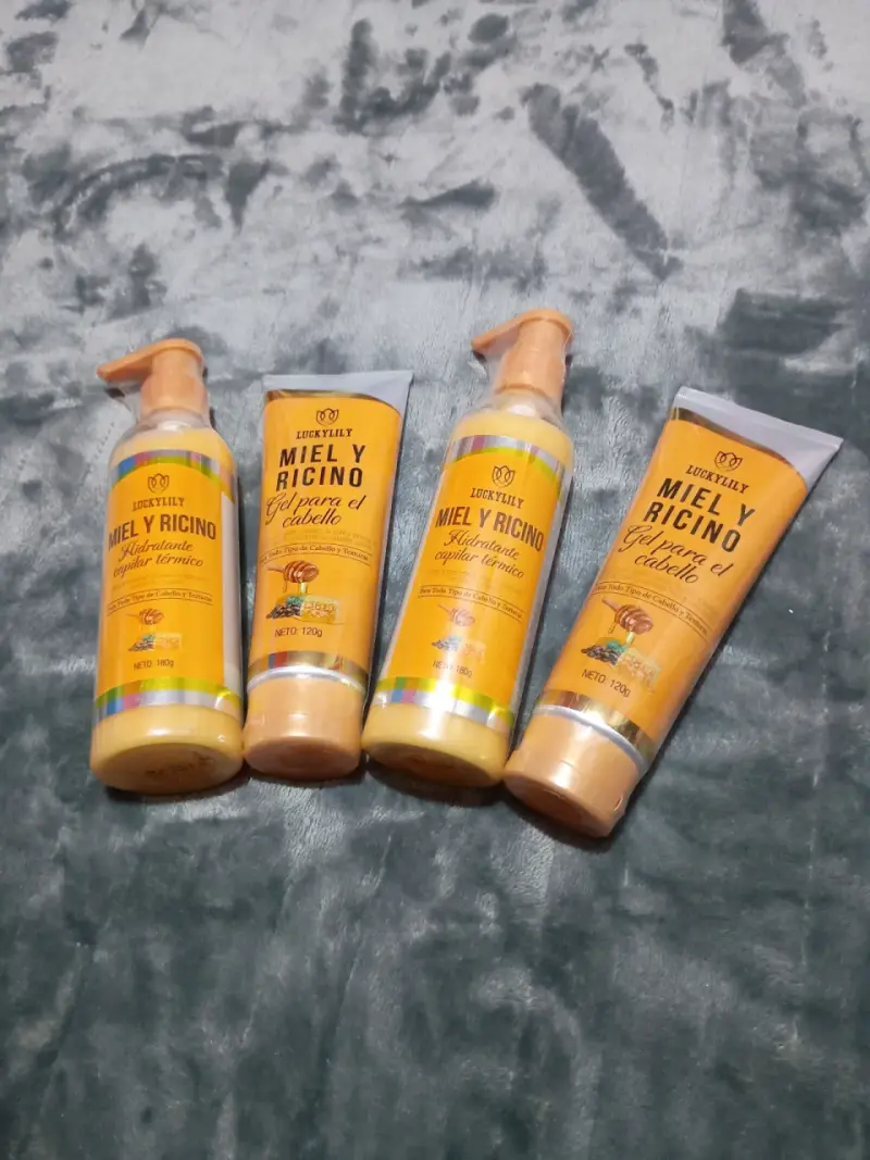 Set de productos capilares y corporales LuckyLily y Bubbluu - 1