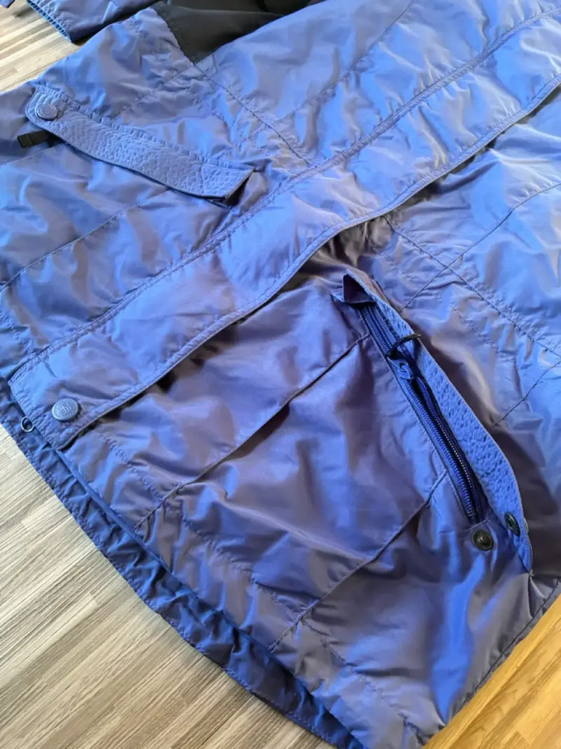 Chaqueta impermeable Columbia azul para mujer - 2
