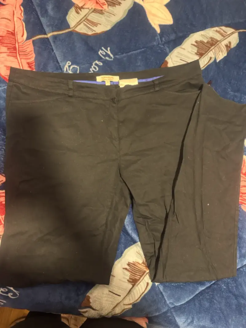 Pantalones negros de vestir para mujer
